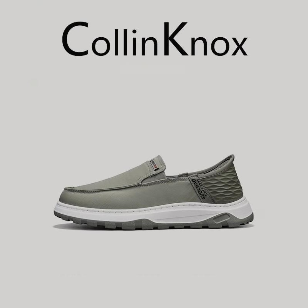 Collinknox AirFlow Mesh-Panel Canvas Running Shoes