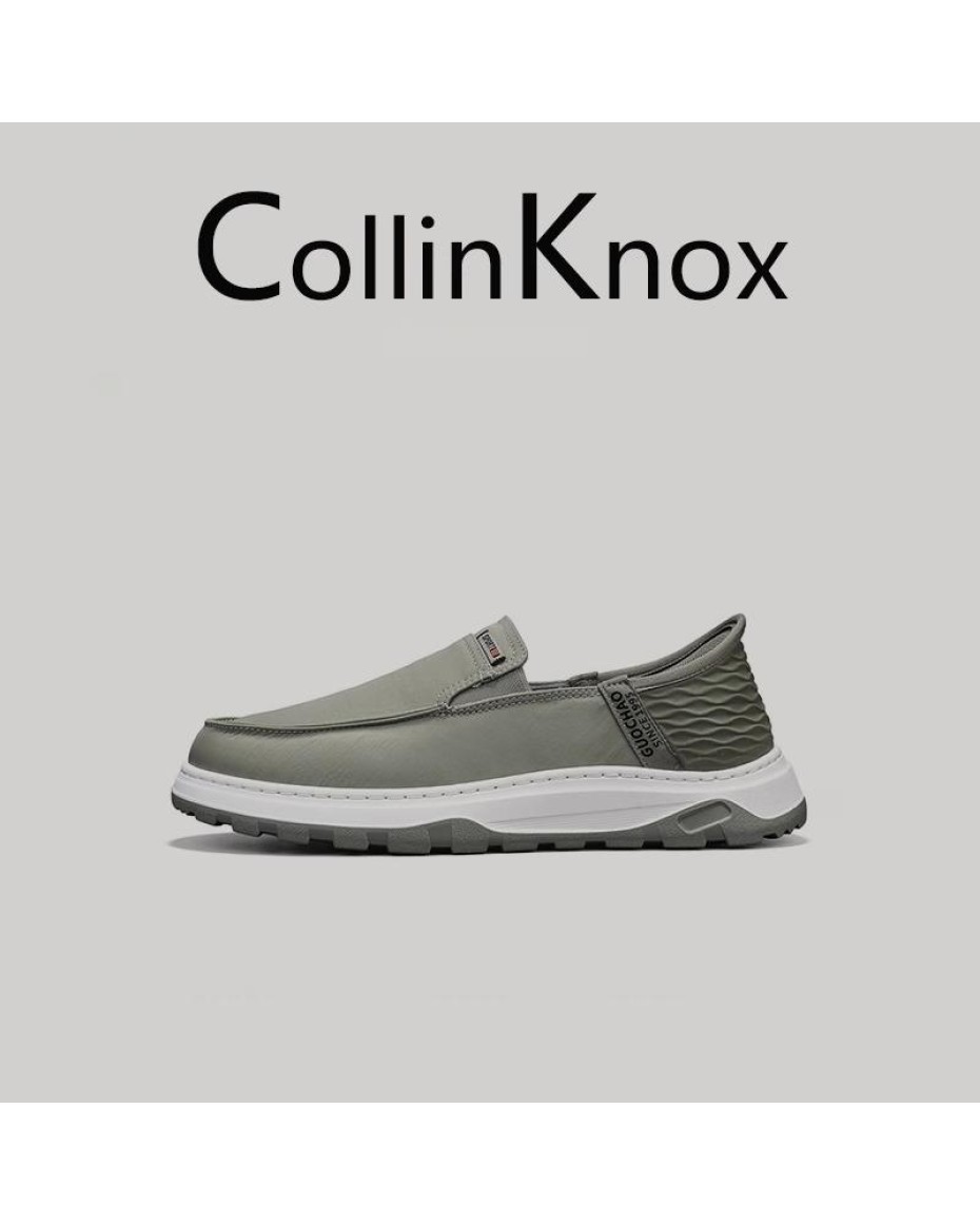 Collinknox AirFlow Mesh-Panel Canvas Running Shoes