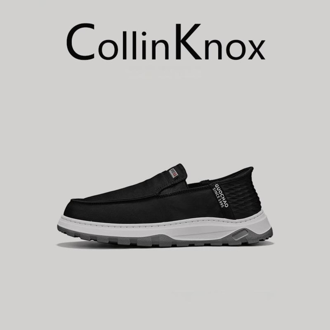 Collinknox AirFlow Mesh-Panel Canvas Running Shoes