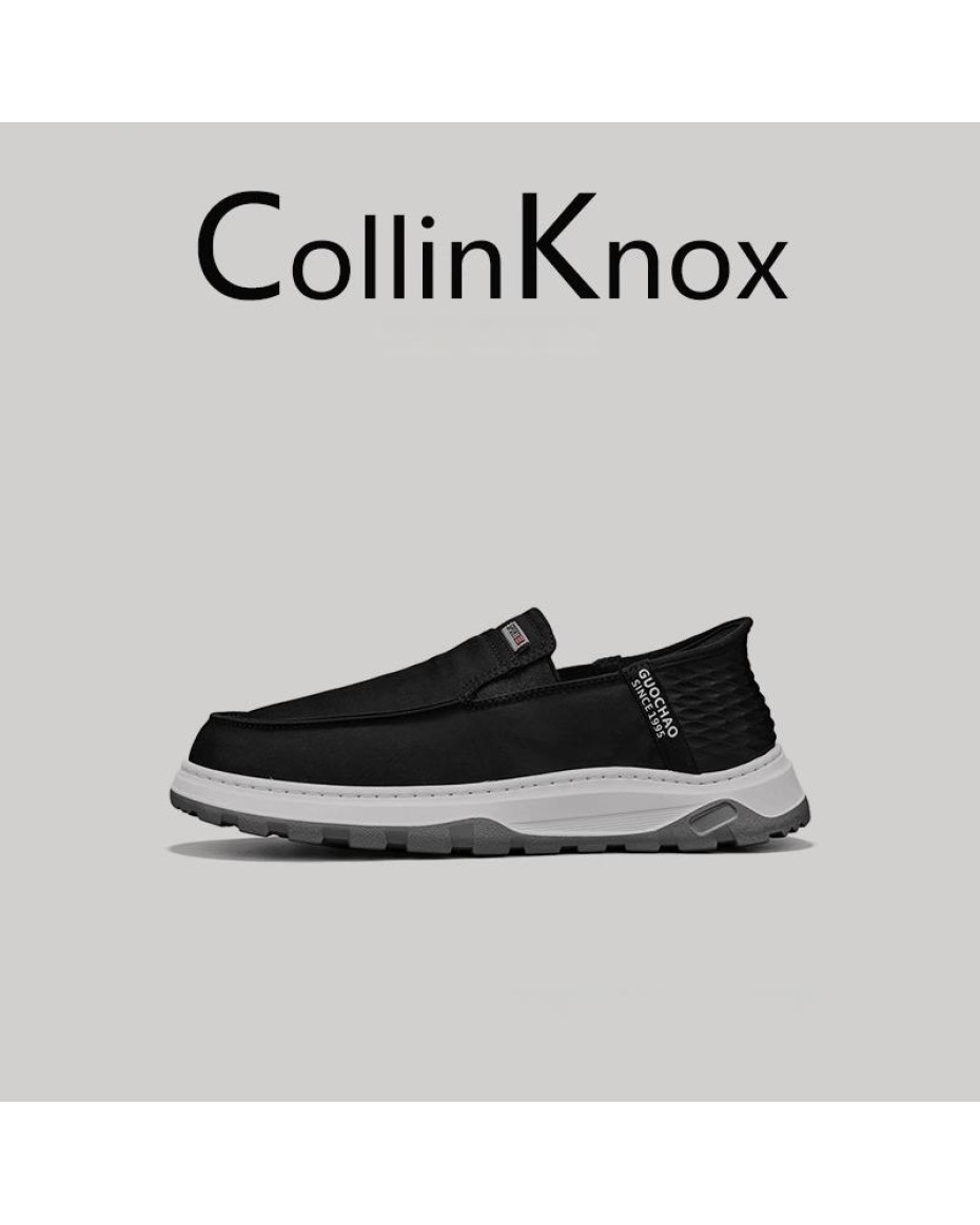 Collinknox AirFlow Mesh-Panel Canvas Running Shoes