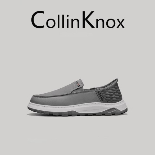 Collinknox AirFlow Mesh-Panel Canvas Running Shoes